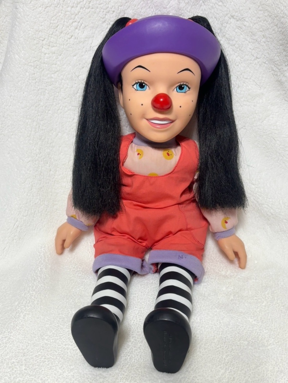 Vintage 1996 Loonette Vinyl Doll 18” in - The Big Comfy Couch Playmates Toys